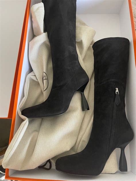 hermes halo boots|hermes heel boots.